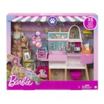 Coffret pour barbie animalerie avec animaux + accessoires + poup�es - poup�e mannequin professeur - m�tier ...