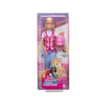 Coffret barbie cavaliere blonde : poupe mannequin + accessoire - set jouet fille collection centre equestre ...