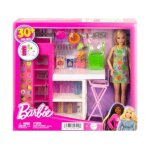 Coffret barbie la cuisine + 31 accessoires + 1 poupée mannequin - set métier + 1 carte tigre Coffret barbie la cuisine + 31 accessoires + 1 poupée mannequin - set métier + 1 carte tigre