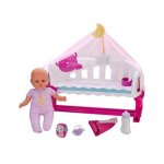Coffret berceau cododo nenuco avec baby monitor - lit + poupon 35 cm + accessoires de jeu - univers fille ...
