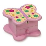 Coffret a bijoux avec bote a musique, boite a trsor vernie pour les princes. . .