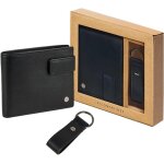 Coffret cadeau pour homme, ensemble cadeau avec portefeuille pour homme et porte - cls plat assorti ...