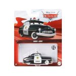 Coffret cars : voiture de police sheriff noir et blanche - set v�hicule miniature + 1 carte offerte
