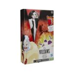 Coffret disney : poupee cruella d'enfer 30 cm + accessoires - set poup�e mannequin princesse les villains ...