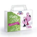 Coffret fimo ma premire figurine - pinky et rosy les flamants roses