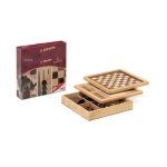 Coffret jeux de dames, d'�checs et de backgammo�