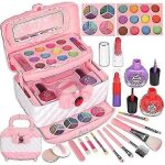 Coffrets de maquillage pour filles, coffret de maquillage lavable pour enfants, jouets pour filles, cadeaux ...