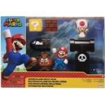 Coffret super mario : 4 figurines (mario toad bullet bill goomba) + 1 accessoire - figurine collection ...