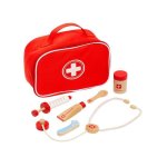 Coffret mdical avec accessoires en jouet molt bois (7 pcs)
