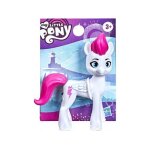 Coffret my little pony - poney blanc zipp storm 8 cm - set petit poney + carte tigre