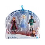 Coffret poupee reine des neiges ii : princesse elsa anna mattias - set collection 3 mini poupees mannequins ...