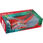 Coffret skatepark : grande rampe + 4 mini deck skates + accessoires - mini skate a doigt 90 mm - set ... Coffret skatepark : grande rampe + 4 mini deck skates + accessoires - mini skate a doigt 90 mm - set ...