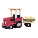 Coffret tracteur kapla 155 planchettes coloris naturel et colores