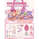 Coiffeuse et boîte a bijoux de maquillage pour enfants, jouet de simulation pour fille, maison, cadeau ... Coiffeuse et boîte a bijoux de maquillage pour enfants, jouet de simulation pour fille, maison, cadeau ...