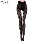 Collants en rsille pour poupe elastique, 1 pice, bas, chaussettes longues pour poupe 1 / 6, vtements, ...