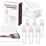 Collecteur de colostrum & lait maternel - kit 6 rcipients portables 5ml sans bpa avec etui et lingettes ...