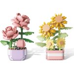 Collection botanique, kit de construction de bonsa, bloc de construction, blocs construction plantes, ...