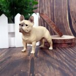 Collection miniature de chien de compagnie, figurines d'animaux, bouledogue, modle dalmatien, jouet ...