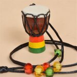 Colliers d'instruments, tambour djemb�, mini pendentif, tambour africain, tambours a main classiques ...