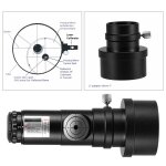 Collimateur de tlescope 1, 25 pouces adaptateur 2 pouces rflecteur tlescope newtonien sca collimation ...