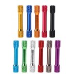 Colonne d'espacement multicolore en alliage d'aluminium 11 pi�ces / ensemble, colonne d'espacement pour ...