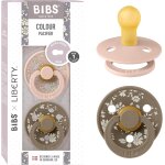 Colour liberty t�tine. lot de 2 sucettes. sans bisph�nol a, t�terelle ronde. latex de caoutchouc naturel, ...