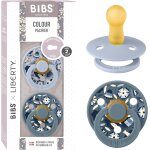 Colour liberty ttine. lot de 2 sucettes. sans bisphnol a, tterelle ronde. latex de caoutchouc naturel, ...