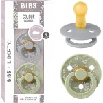 Colour liberty ttine. lot de 2 sucettes. sans bisphnol a, tterelle ronde. latex de caoutchouc naturel, ...