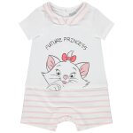 Combinaison courte en coton print marie aristochats disney - blanc