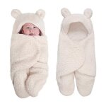 Combinaison de neige en coton polaire avec capuche ours pour bb, facile d'entretien, sans danger pour ...