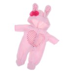 Combinaison rose adorable, chapeau pour poupes mellchan de 25cm, accessoires de dguisement