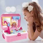 Commode de simulation pour filles, ensemble de jouets pour enfants, maquillage de maison, cadeau de princesse ...