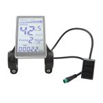 Compteur lcd universel pour vlo lectrique, 5 broches, 24v, 36v, 48v, 60v, pour scooter lectrique m5, ...