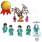 Confo jeu de calamar 123 figurines en bois du mme type de poupes jouets autour de la bote aveugle, ...