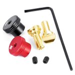 Connecteur de batterie � fiche banane m�tallique de 4, 0 mm pour voiture rc avec dissipateur thermique ...