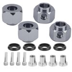 Connecteur élargi de moyeu de roue hexagonale en alliage d'aluminium de 9mm, pour traxxas trx4 trx6 1 ... Connecteur élargi de moyeu de roue hexagonale en alliage d'aluminium de 9mm, pour traxxas trx4 trx6 1 ...