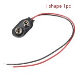 Connecteur a pression de batterie 9v, 10 pi�ces, porte - fils, boucle de batterie, c�bles et connecteurs ...