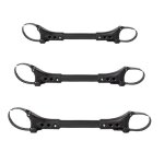 Connecteurs universels en aluminium pour poussette de bébé, 3 pièces Connecteurs universels en aluminium pour poussette de bébé, 3 pièces