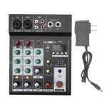 Console de mixage professionnelle avec écran usb, 4 canaux, pour diffusion en direct, karaoké sur internet, ... Console de mixage professionnelle avec écran usb, 4 canaux, pour diffusion en direct, karaoké sur internet, ...