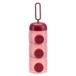 Conteneur a 3 couches pour le lait en poudre, 1 pice, multifonctionnel, portable, pour collation, fruits, ...