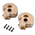 Contrepoids en laiton, 2 pices, portail de poids, botier d'entranement, pices de voiture rc pour ...