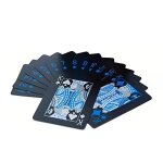 Cool stylish playing cards, 1 jeu de cool noir cartes a jouer en plastique, cartes de poker impermables ...