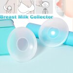 Coquille de collecteur de sein en silicone, tasse d'allaitement, economiseur de lait, protge les mamelons ...