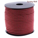 Corde de corde r�fl�chissante pour tente de camping en plein air, accessoires de randonn�e, 50m