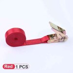 Corde de tension de sangle de cargaison de moto de voiture, sangle de bain vers le bas, ceinture a cliquet ...