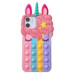 Corne cheval housse de protection anti - stress en silicone, soulage le stress jouets sensoriels pousser ...