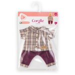 Corolle bb30 chemise a carreaux & pantalon petit explorateur