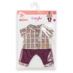 Corolle bb36 chemise a carreaux & pantalon petit explorateur