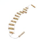 Corps ext�rieur massage du dos rouleau dos roue en bois masseur en bois tirant relaxer le muscle stimulateur ...