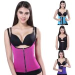 Corset a fermeture eclair pour femmes, gilet de sudation, vêtement amincissant, sculpture, néoprène, ... Corset a fermeture eclair pour femmes, gilet de sudation, vêtement amincissant, sculpture, néoprène, ...
